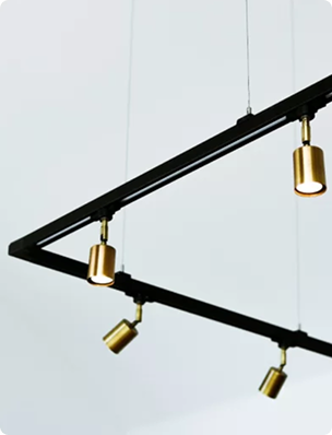 Track lighting detail